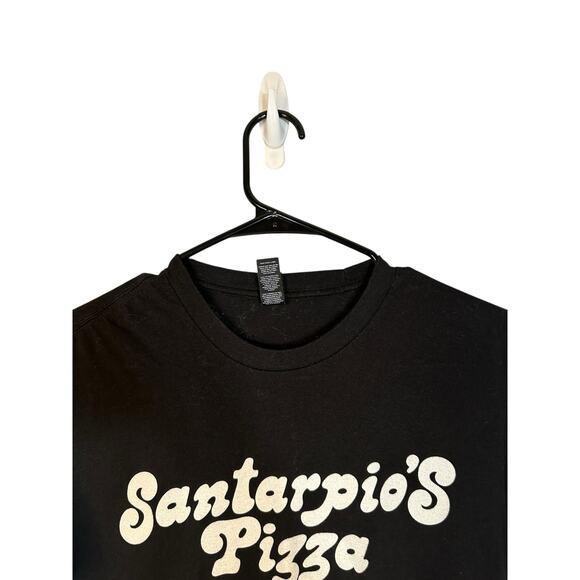 District Black Short Sleeve Santarpios Pizza East Boston T-Shirt Women Sz M - Picture 6 of 6